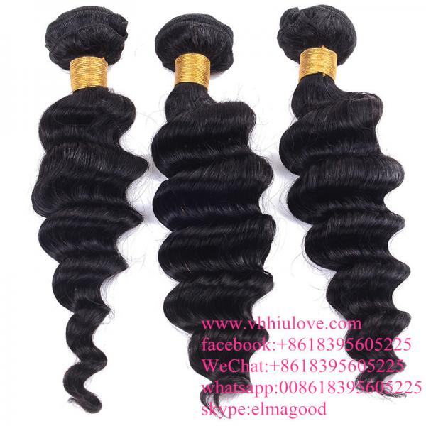 top quality virgin hair brazilian remy milky way weave human hair