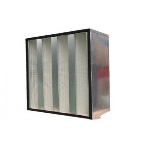 4 V Bank HEPA Air Filter 99.995% 0.3um For Industrial Air Filtration