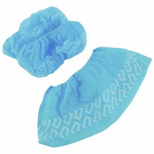 China Disposable Non Woven Medical Products 20-35gsm PP CPE Waterproof Shoe Cover supplier