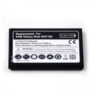 China Rechargeable Samsung Galaxy New Battery Original 3100mAh Samsung Note 2 Battery supplier