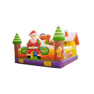 Christmas Old Man Inflatable Toddler Playground Bouncer Castle For Festival Advertising CE Approval