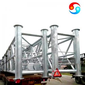 Traffic Sign 35m Galvanized Steel Structures Tubular steel pipes Material