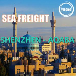 NVOCC Global Sea Freight Logistics Service From Shenzhen China To Aqaba Jordan
