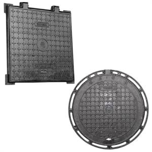 B125 C250 D400 Ductile Iron Access Covers And Frame