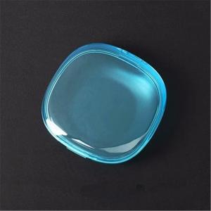PCTG Material Dental Retainer Box Case Blue Color Cute Shape