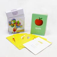 China Customized pattern English learning cards for children custom design phonics laser flashcards for kids on sale