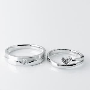 China Elegant Double Heart Men18.5 Women11 Personalized Couple Rings supplier