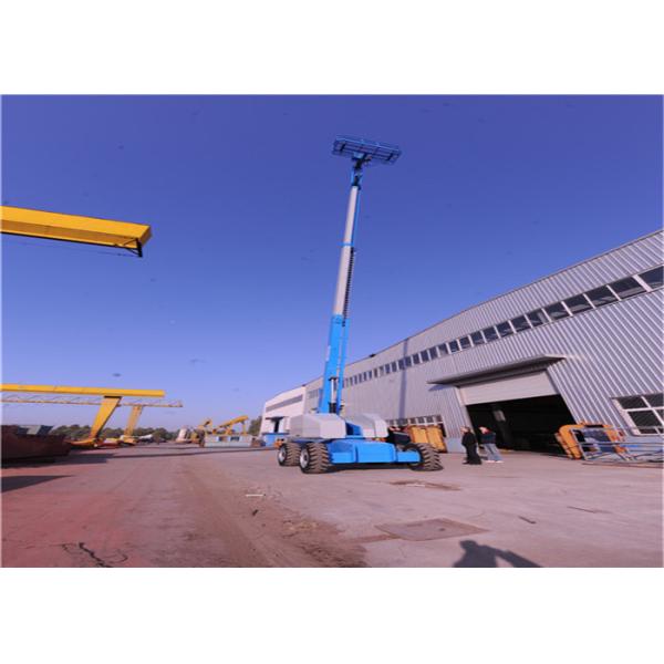 Mulitipurpose Straight Boom Manlift Automatically 360° Rotation With Security System