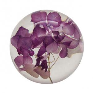 China Crystal Wedding Flower Paperweight Ball Custom For Home Furnishings supplier