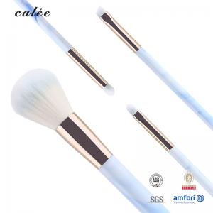 4pcs Travel Makeup Brush Set With Synthetic Hair And Plastic Handle With PVC Packaging Box
