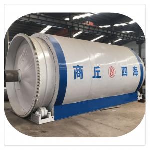 China 10 Tons Q245R Boiler Steel Equipment for Recycling Used Rubber Tyres into Fuel Oil supplier