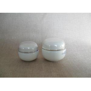 China 50ml Frosted Clear Cream Cosmetic Pots And Jars With Silver Screw Lid supplier