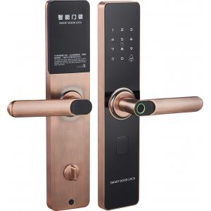 Keyless Entry Mortise Door Lock With Biometric Fingerprint Touchscreen Smart