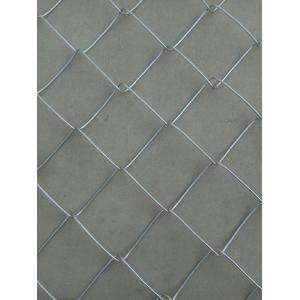 China 3/4 Apertures Galvanized Diamond Chain Link Fence Twill Weave supplier