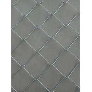 3/4 Apertures Galvanized Diamond Chain Link Fence Twill Weave