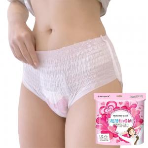 China Super Absorbent Disposable Menstrual Panties for Women Ladies and Girls Night Time supplier