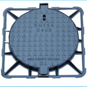 Bolted Ductile Iron Cover And Frame D400 EN124 For Urban Infrastructure