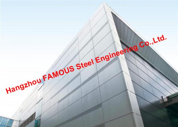 2200 Square Meters Aluminum Veneer Curtain Wall and Awning Exported To Oceania
