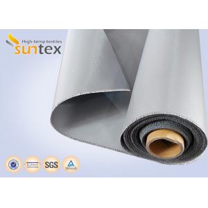 Silver Grey Fiberglass Fire Resistant Welding Blanket Silicon Rubber Colored Fiberglass Cloth