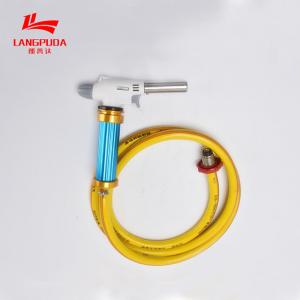 China Yellow Cooking Welding Portable Butane Gas Torch Parts supplier