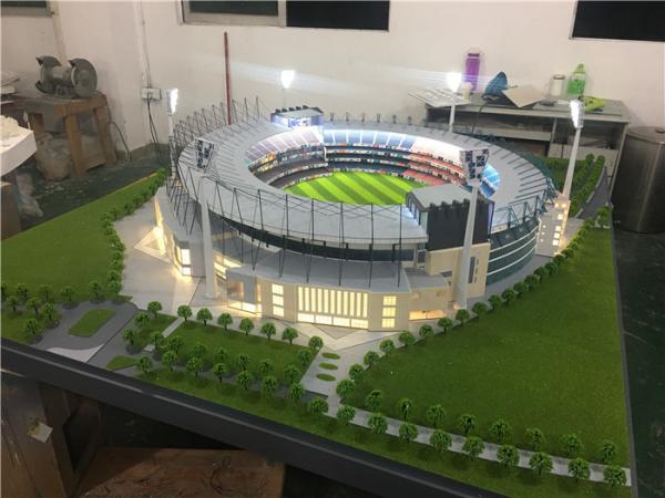 LED Light Stadium Scale Model , Miniature Mockup Maquette For Exhibition