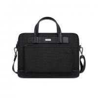 China Nylon Pu Leather Laptop Messenger Bag Briefcase With Shoulder Strap on sale