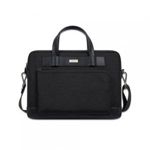 China Nylon Pu Leather Laptop Messenger Bag Briefcase With Shoulder Strap supplier