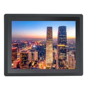 Cuerpo de aleación de aluminio Ip65 capacitiva pantalla táctil LCD pantalla plana Full hd industrial todo en un PC con puertos Rj45 y Rs232