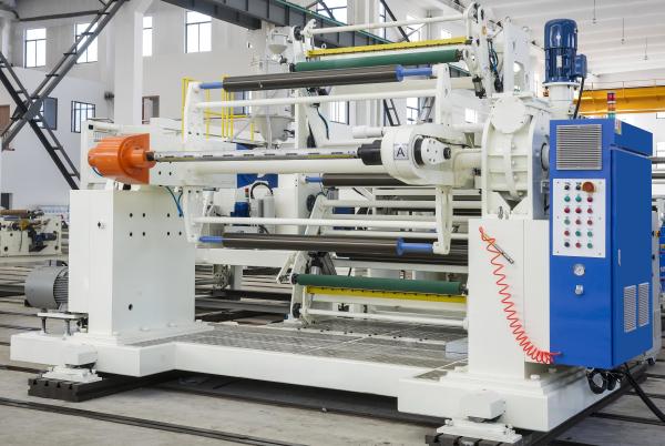 Fast Speed Automatic Paper Laminating Machine With Ultrasonic Type EPC System White and blue