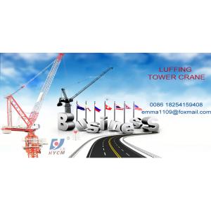 China 8tons Luffing Crane Tower D120(4522) Jib Towercrane For High Buildings supplier