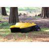 Yellow rc fishing bait boat remote frequency 2.4G two engines Structure DEVC-303