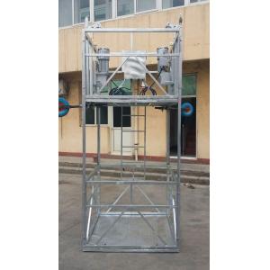 China ZLP construction gondola winch , elevator installation cradle , ltd 63 suspended rope platform for sale , exporting supplier