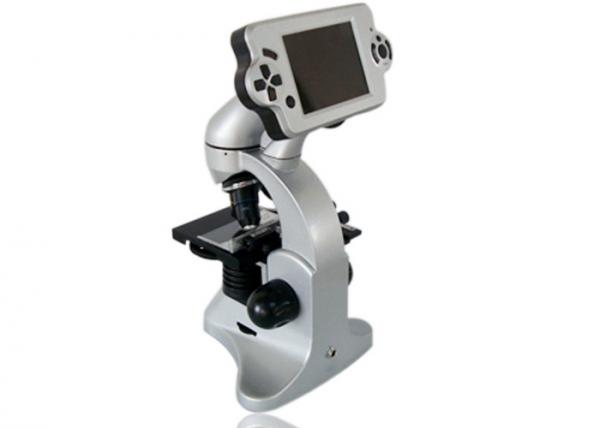 Educational Teaching Portable Video Microscope LCD Toy Microscope Silver Color