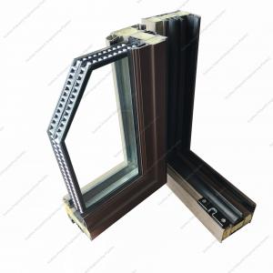 China Double Glazed Casement Aluminium Windows and Doors Fluorocarbon Painting System Window supplier