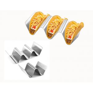 Wholesale Cheaper Price Stainless Steel Mexico Style Taco Holder Wave Shape Biscuit Stand 18/8 or 18/0