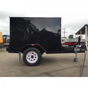 China Single Axle 7 X 5 Enclosed Trailer Furniture Vans Trailer For Camper / Moving supplier