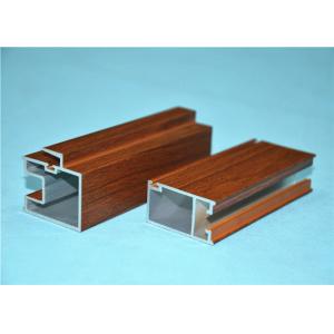 China 6063-T5 Wood Grain Aluminum For Office Room GB/5237.1-2008 wholesale