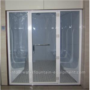 China Acrylic Wet Steam Sauna Room , Luxury 6 Person Home Steam Room 3640 * 1800 * 2150mm supplier