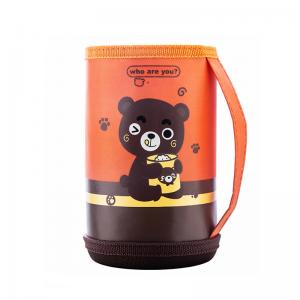 H13.5CM Cute Cartoon Printing Insulated Baby Bottle Carrier