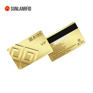 CMYK printing metal membership VIP card printer hico magnetic stripe pvc plastic card