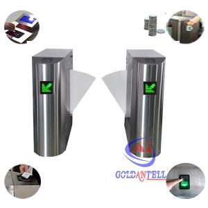 China Entry Exit Half Height Rfid Access Control Turnstiles for Office University Office Building supplier