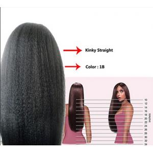 China Um emaranhado reto perverso de 12 perucas naturais reais do cabelo humano da polegada livra supplier