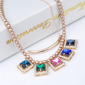 latest design gold plated chain fashion pendant necklace