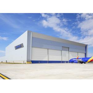 Insulated Prefab Steel Building Kits For Private Airplane Hangars / Aircraft Maintenance House