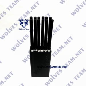 China 12 Bands handheld Wifi Gps 3g 4g 5gCell Phone Jamming Device Cell Phone Signal Jammer Scrambler supplier