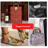 China Synthetic PVC Macrame Printed Faux Leather Fabric Film Style for Bag Notebook Phone Shell Decorative & Craft Use for Sofa Well wholesale