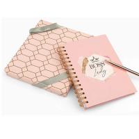 China Rose Gold Foil Notebook And Pen Gift Set For Girl Custom Luxury Office Stationery Set on sale