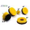 Cordless Home Power Scrubber Brush Set For Bathroom 3.5 Inch Yellow Cone