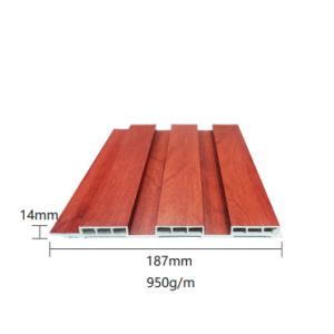 China Easy-Cleaned Wall Panel Modern Design Home Decaration Fitment WPC Fluted Wall Panel wholesale