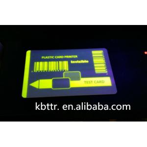 CR80ポリ塩化ビニール カードの黄色いp330iの紫外線リボン